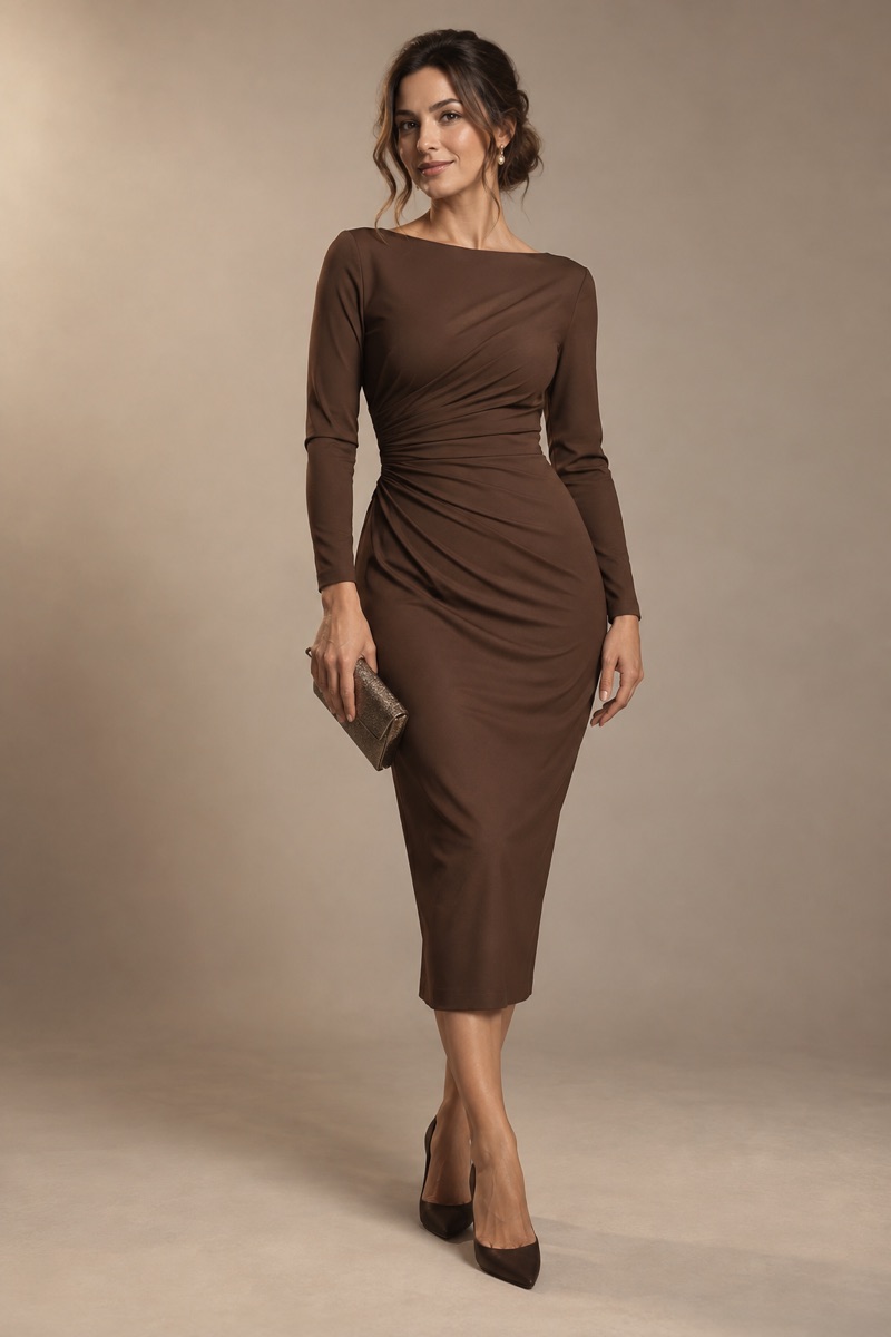 Smooth support under a fitted evening dress